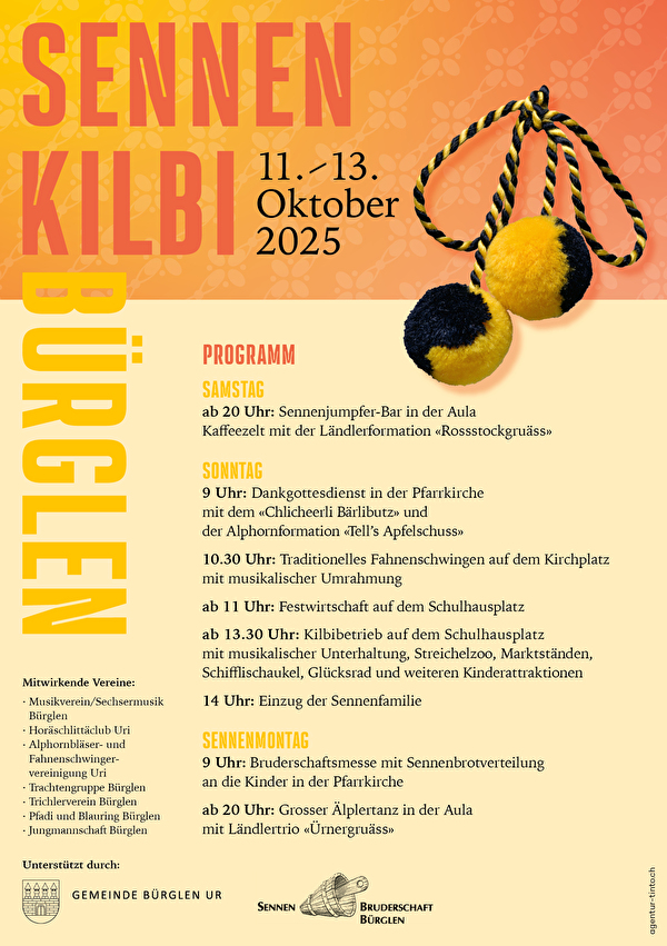 Flyer Sennenkilbi 2025
