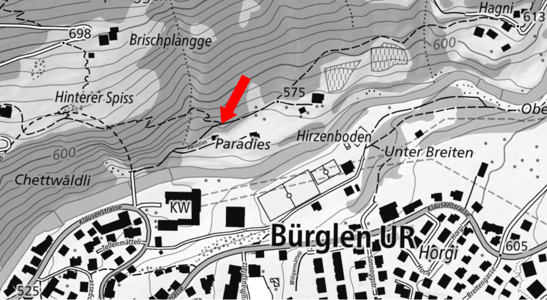 Paradies bänkli