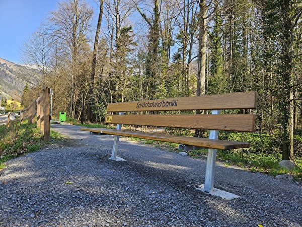 Sprächstund bänkli