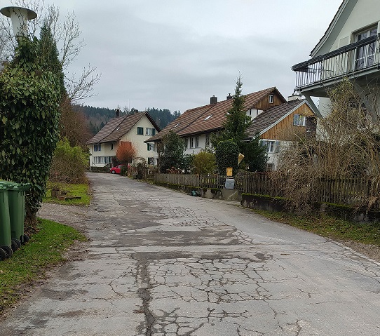 Temporäre Sperrung Usservollikon