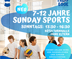 Neues Turnhallenangebot - Sunday Sports