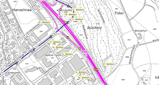 Bohrkernentnahmen