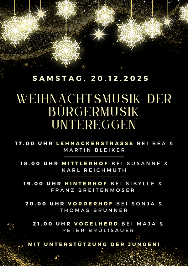 Bürgermusik Untereggen