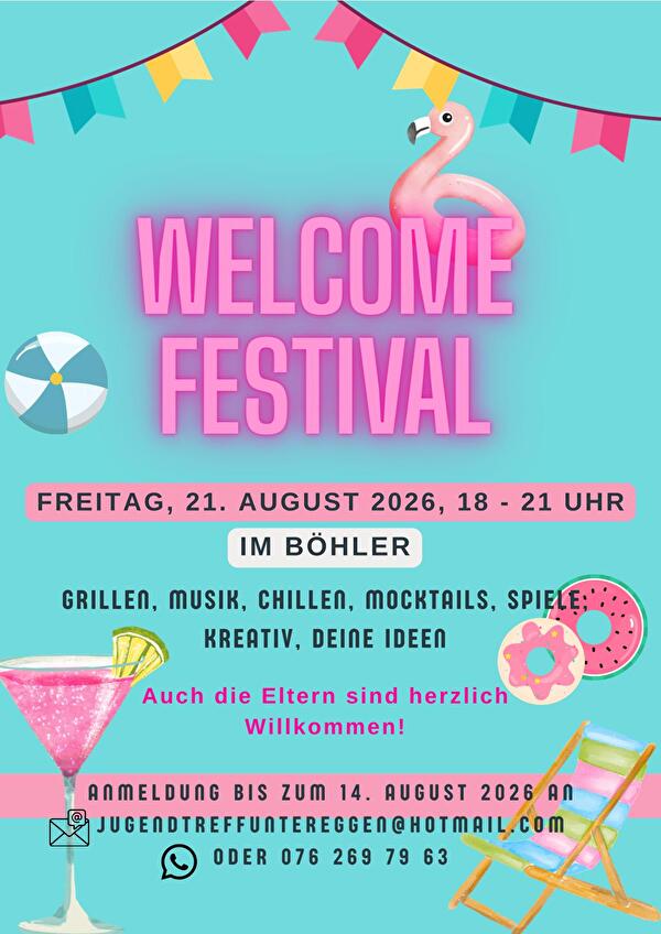 Flyer Willkommensfest
