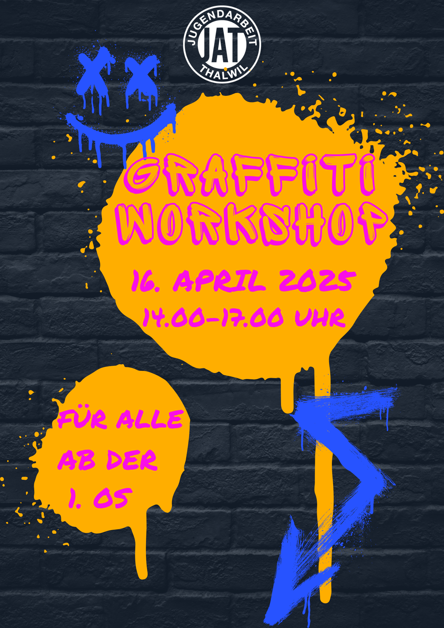 Graffiti-Workshop vom 16. April 2025