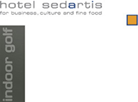 Logo Sedartis mit Indoor-Schriftzug