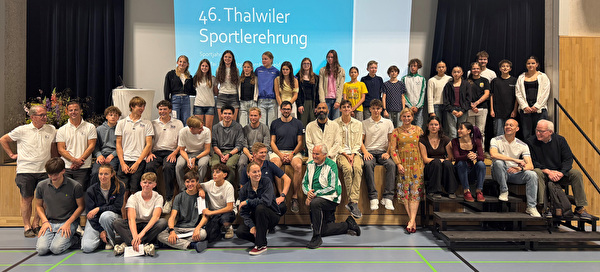 Gruppenfoto Sportlerehrung