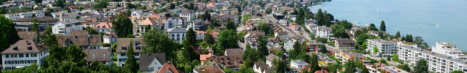 Gemeinde Thalwil Blick aufs Zentrum 