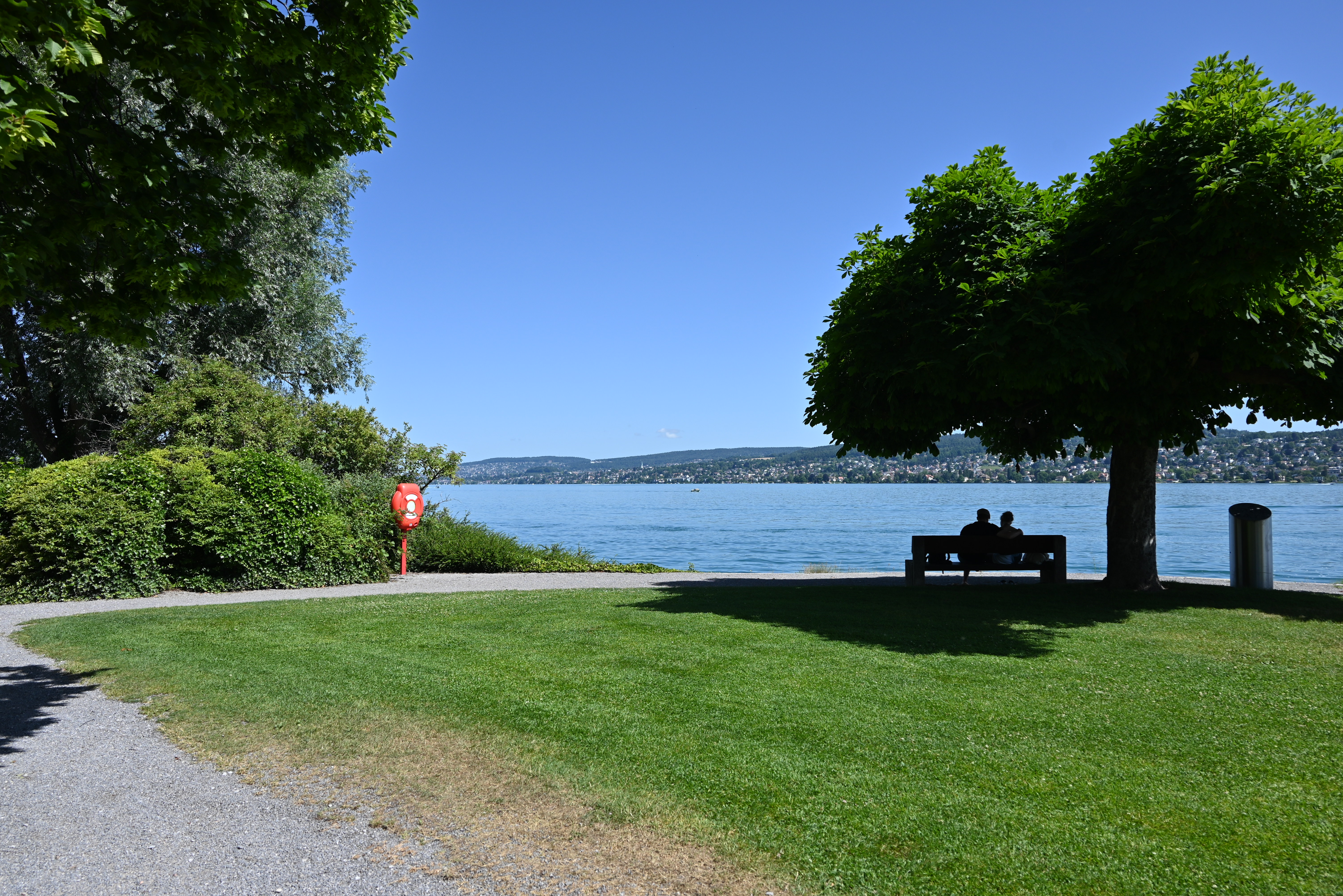 Seeanlage Farb im Sommer 2022
