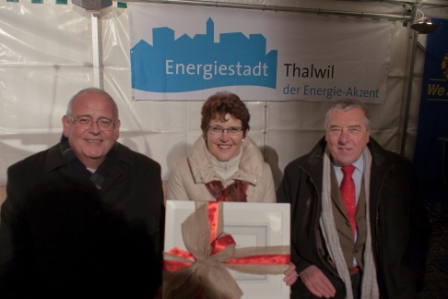 Übergabe des Labels Energiestadt
