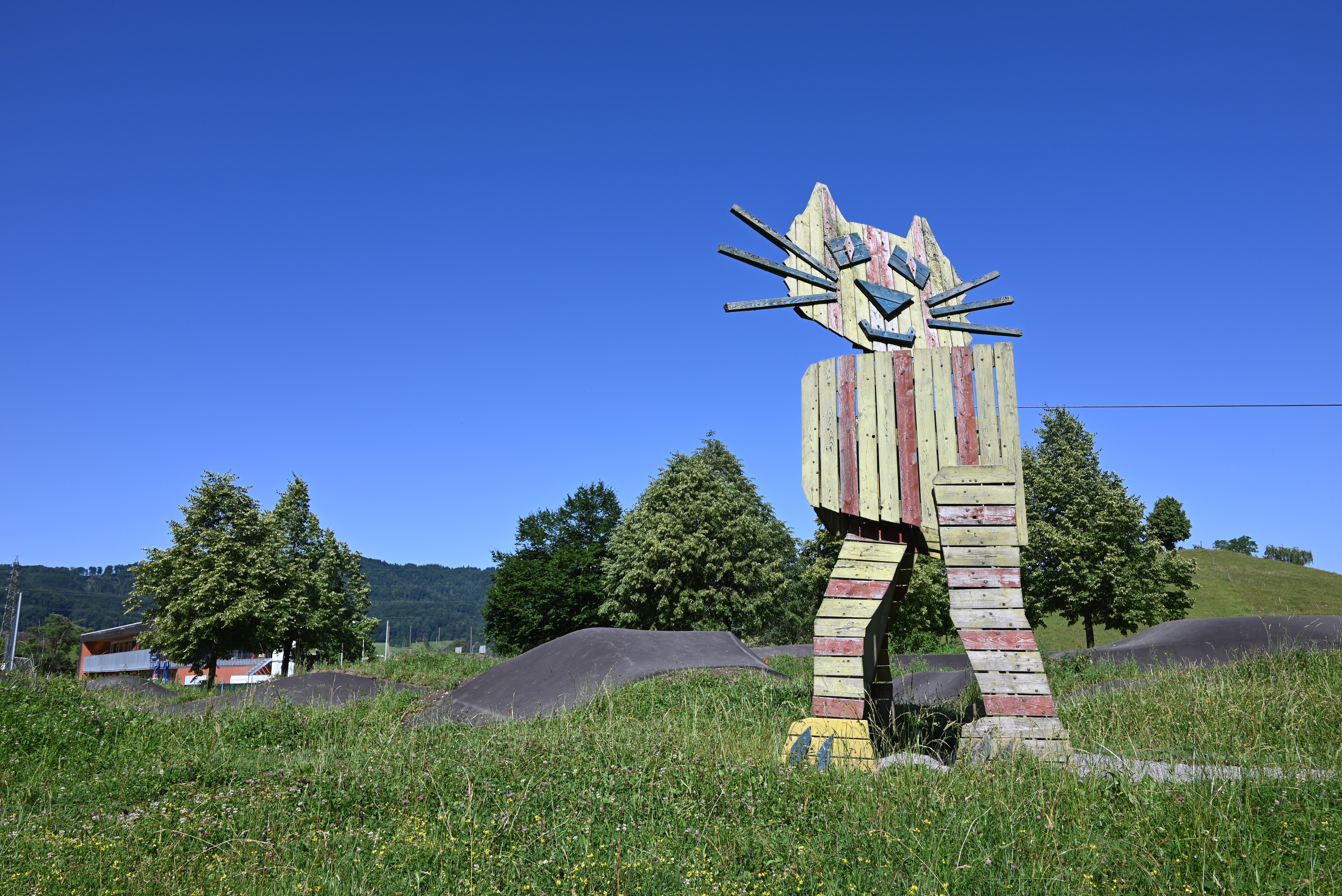 Holztier Spielplatz Brand