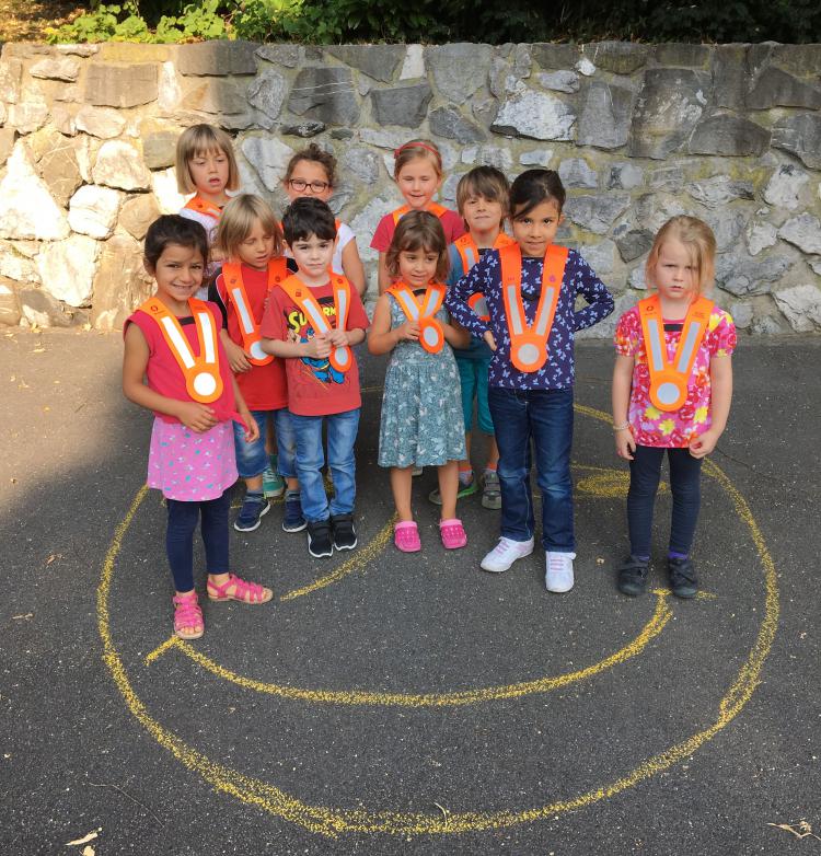 Verkehrsunterricht auf der Kindergartenstufe