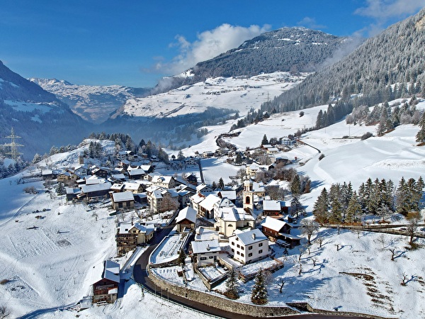 Alvaschein im Winter