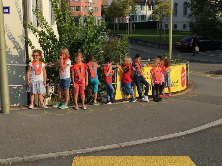 Verkehrsunterricht auf der Kindergartenstufe