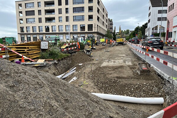 Baustelle im Zentrum