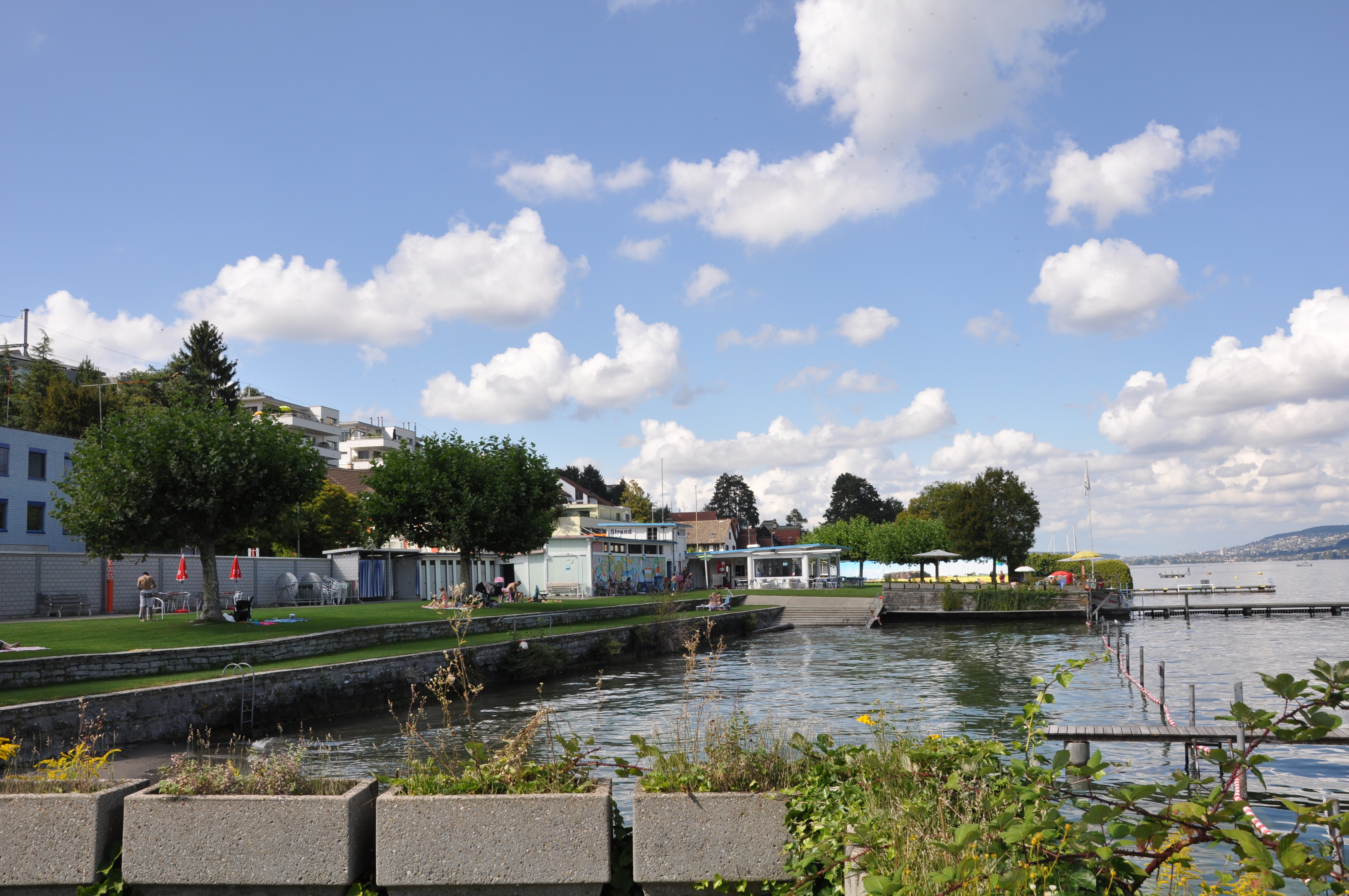 Seebad Bürger I im Sommer 2021