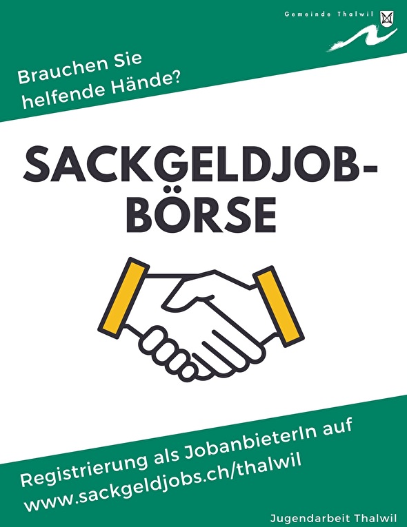 Flyer Sackgeldjob-Börse 
