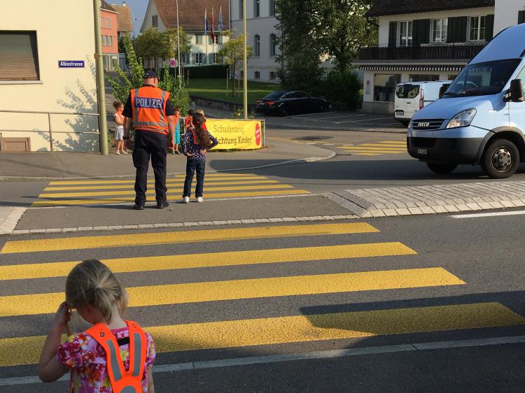 Verkehrsunterricht auf der Kindergartenstufe