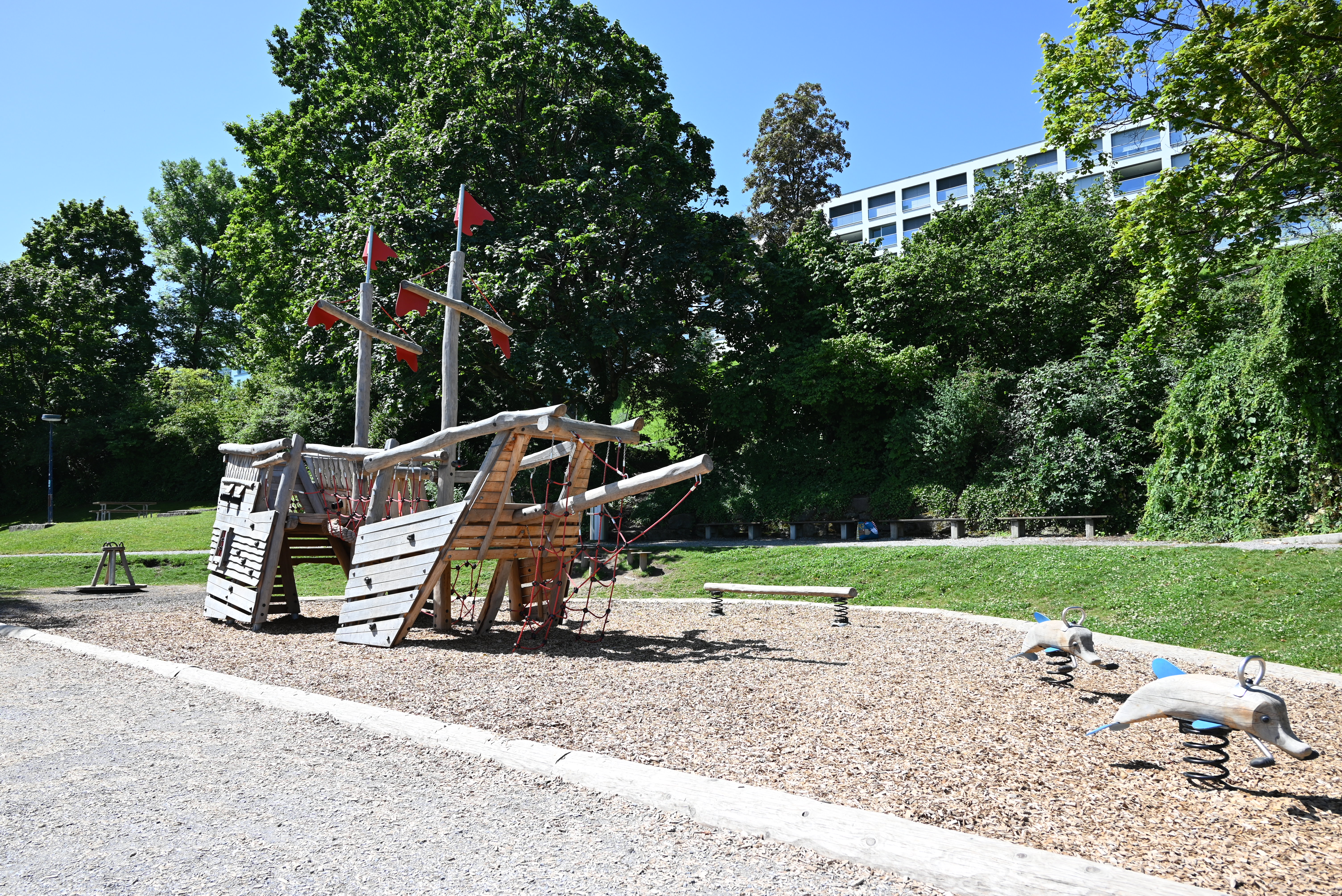 Seeanlage Farb Spielplatz