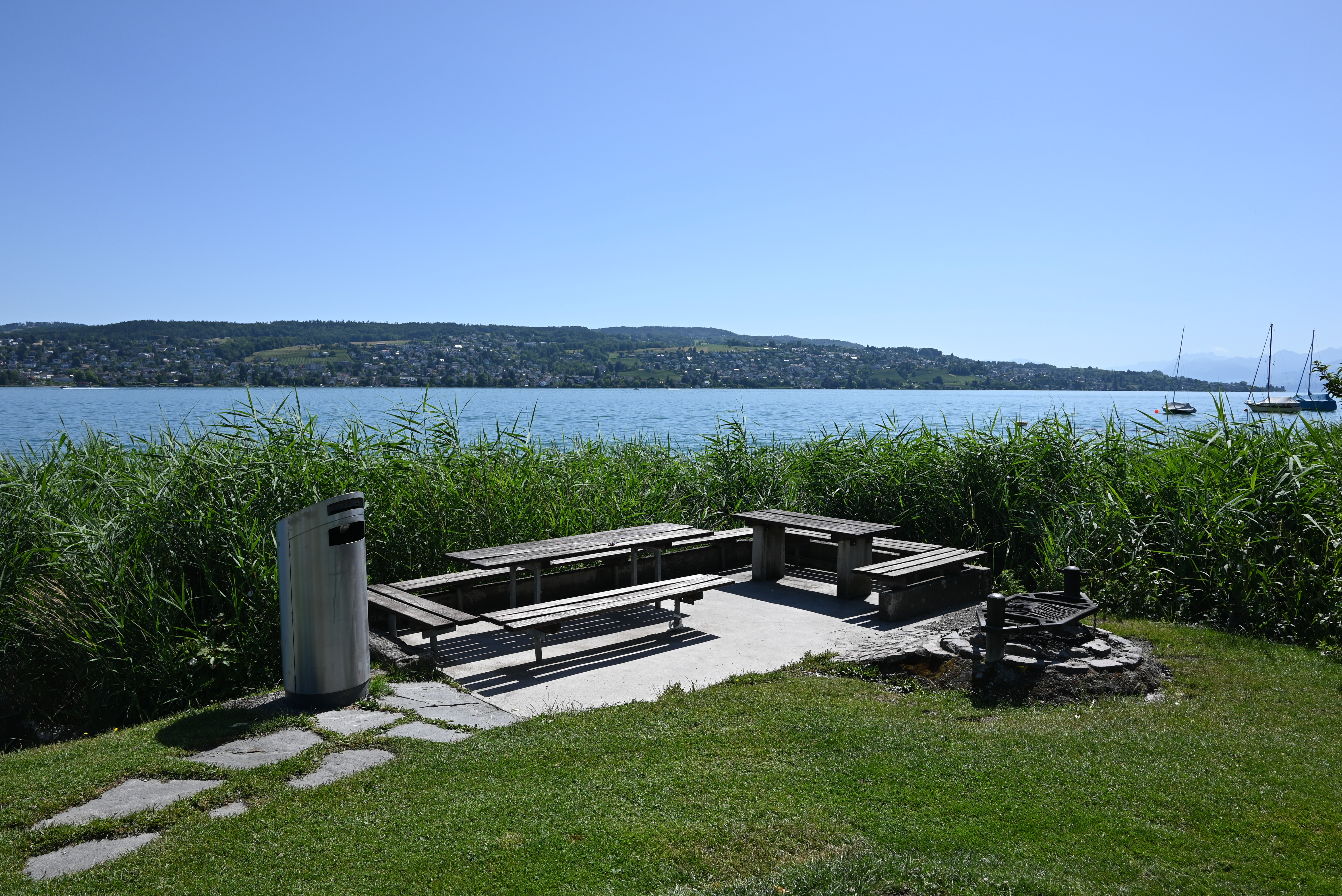 Seeanlage Gerbi im Sommer 2022