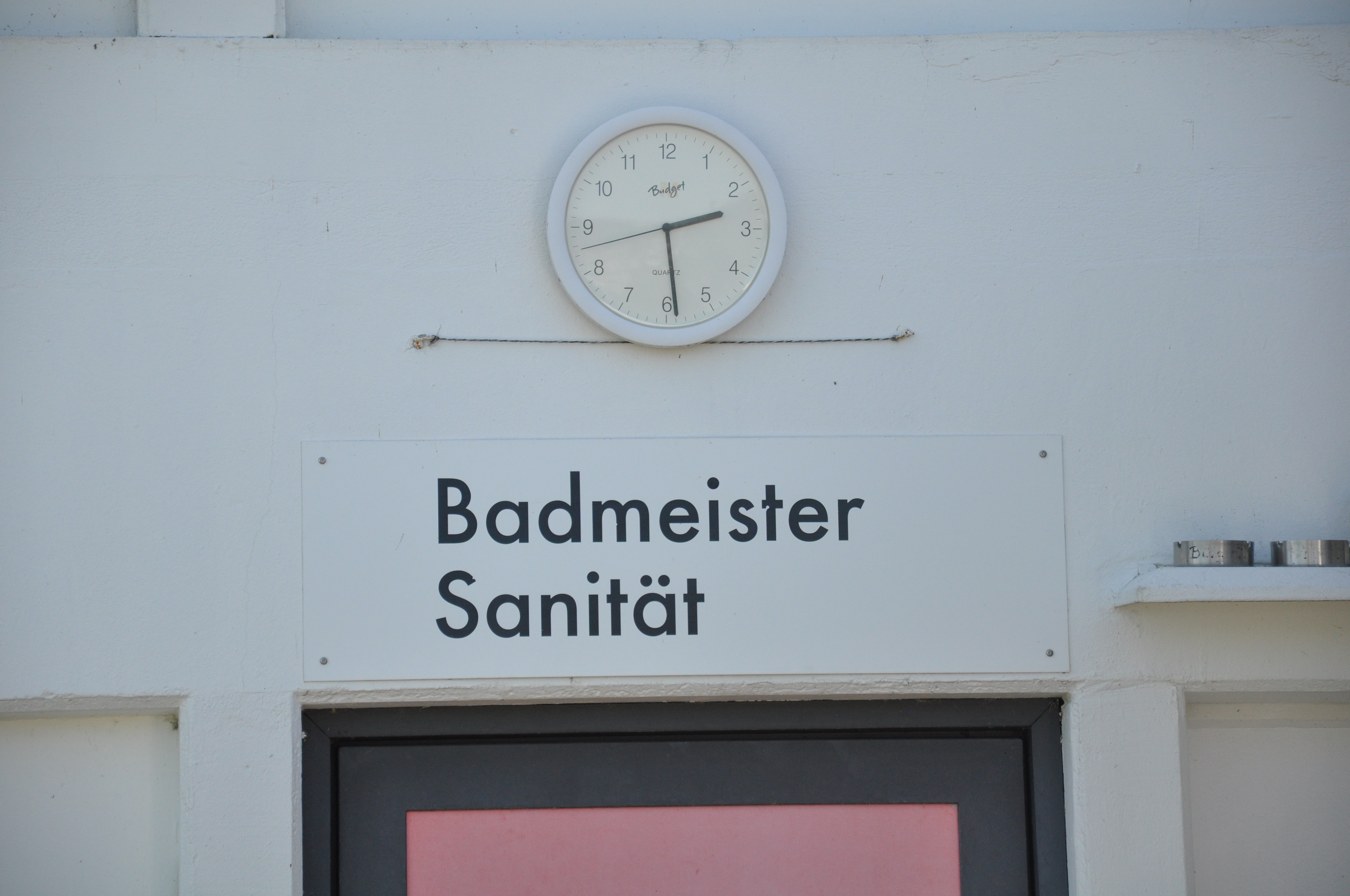 Tafel Badmeister Sanität Seebäder