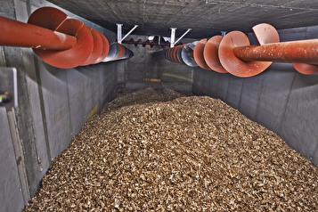 Verteilförderanlage Holzschnitzel