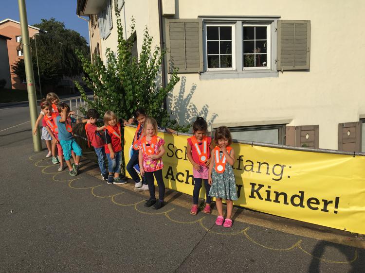 Verkehrsunterricht auf der Kindergartenstufe