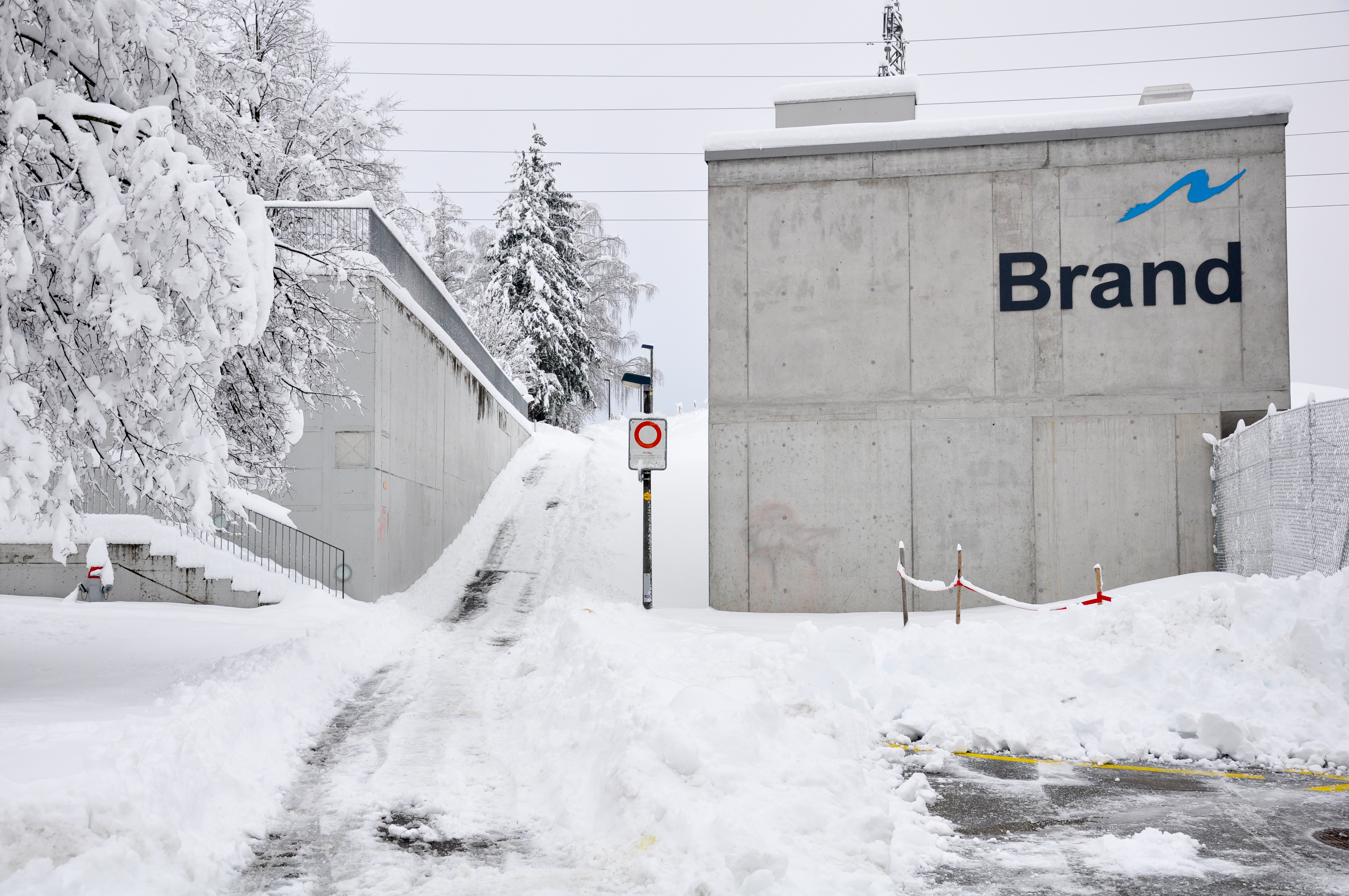 Sportanlagen im Brand