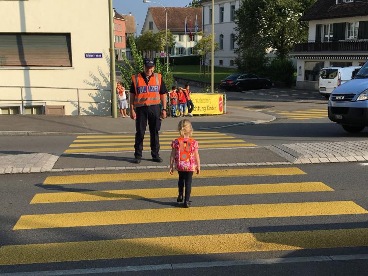 Verkehrsunterricht auf der Kindergartenstufe