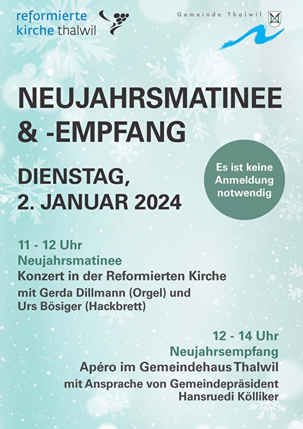 Flyer Neujahrsfeierlichkeiten