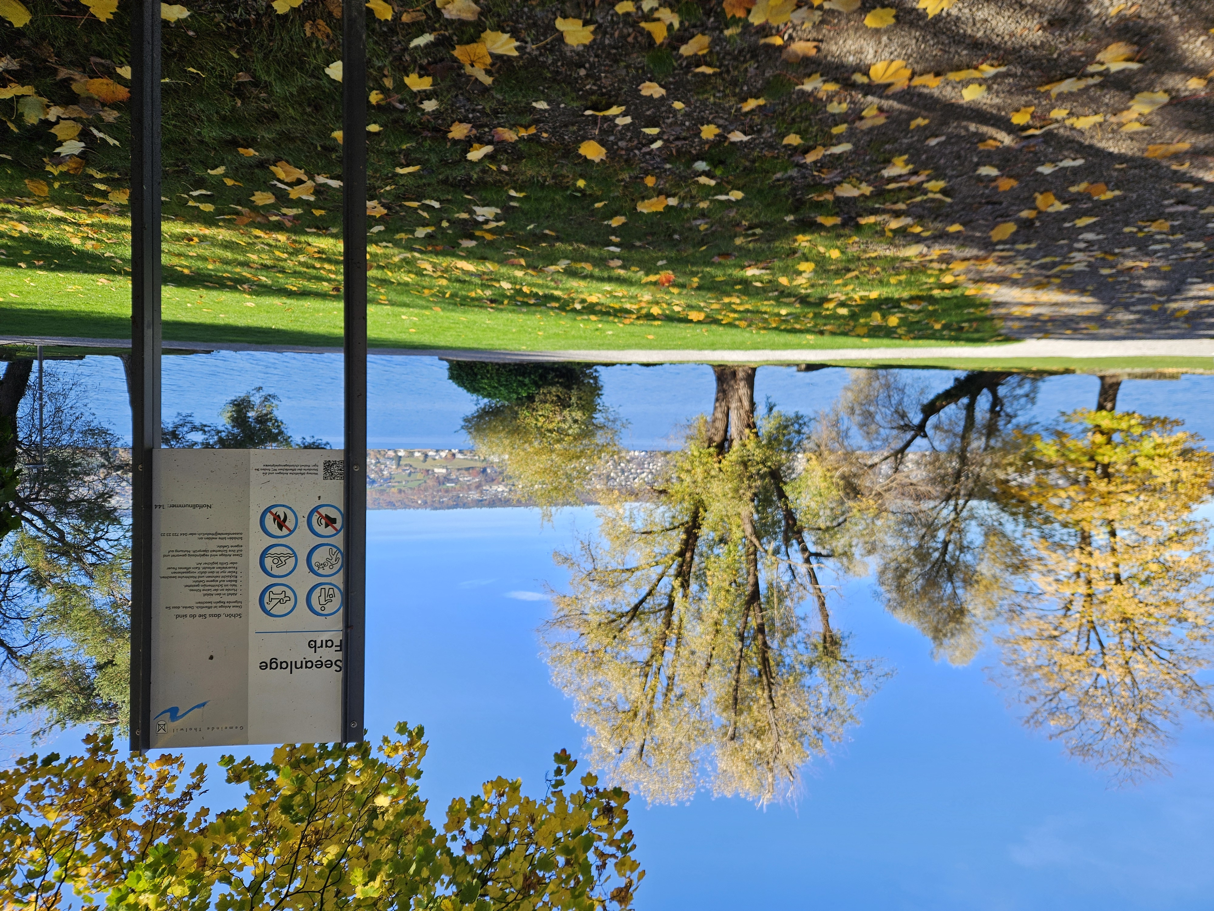 Eingangsschild Seeanlage Farb