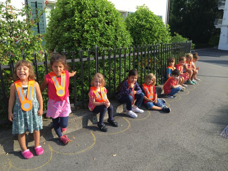 Verkehrsunterricht auf der Kindergartenstufe