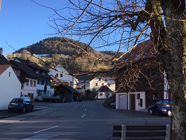 Hauptstrasse und Dorfplatz