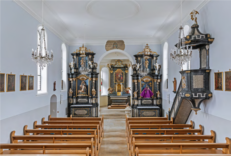 Kirche Meltingen innen1