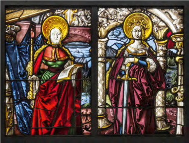 Kirche Meltingen Doppelscheibe 2