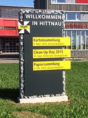 Begrüssungstafeln