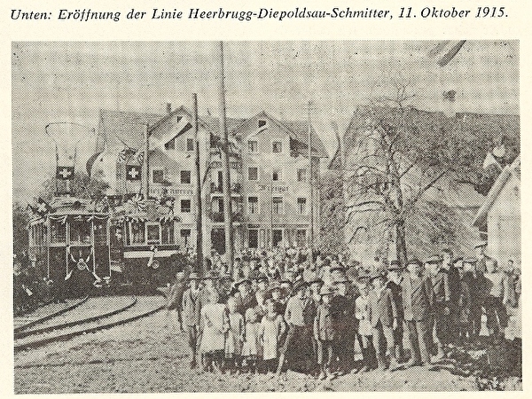 Eröffnung Tramlinie
