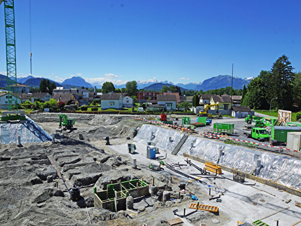 Bau Zentrum Rheinauen, 12.06.2020