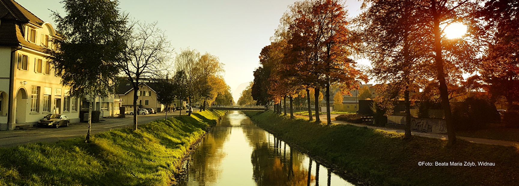 Herbstsonnenuntergang