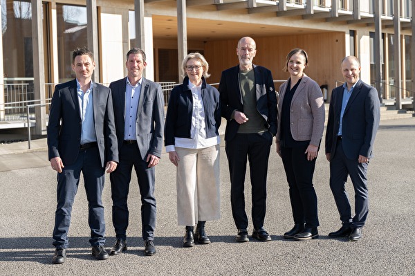 v.l.n.r.: Joso Cacic, Matthias Sieber, Yvette Werner, Manfred Kügel, Esther Näf, Manuel Sieber