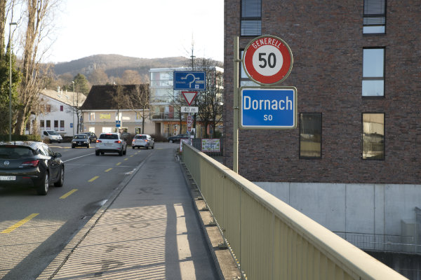 Ortsschild von Dornach