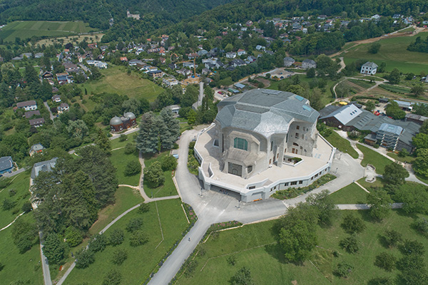 Luftbild des Goetheanums