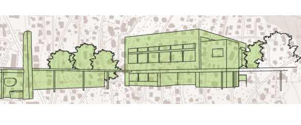 Computerbild Schulhaus Brühl
