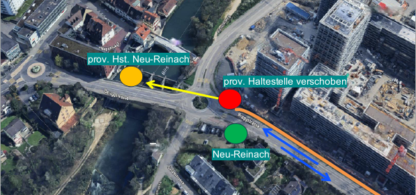 Verschiebung Bushaltestelle