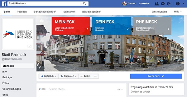 Facebook Stadt Rheineck