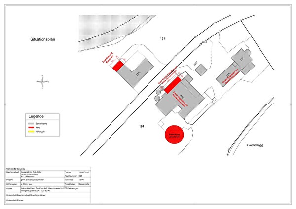 Situationsplan 1:500