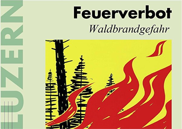 Flyer Kanton Luzern Feuerverbot