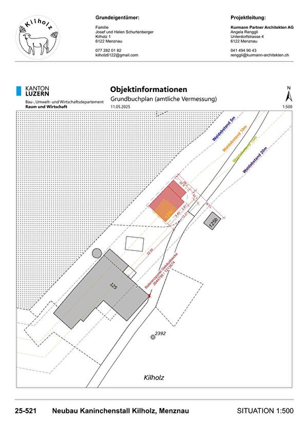 Situationsplan 1:500