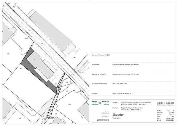Situationsplan 1:500