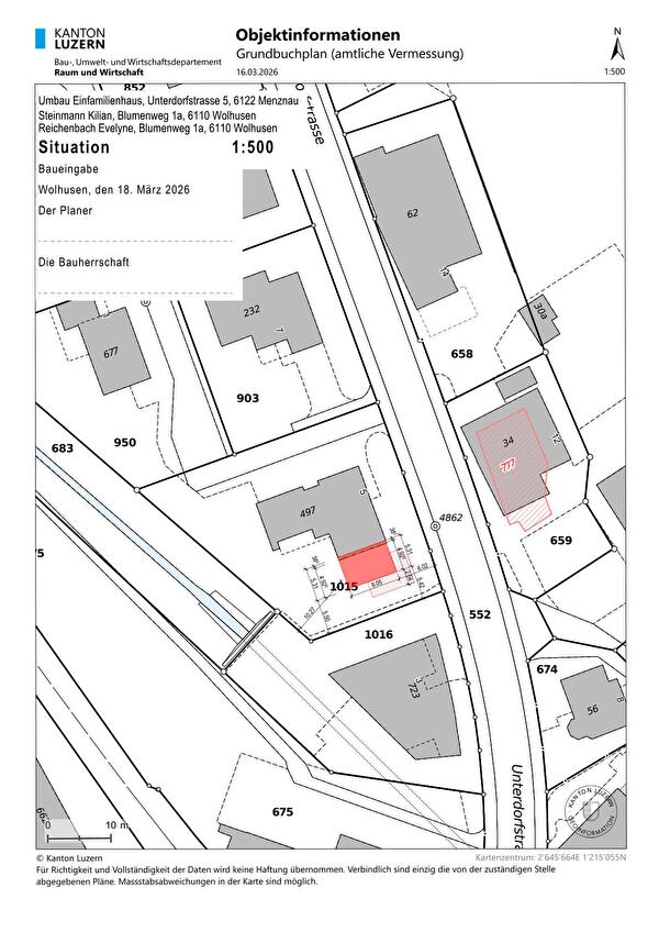 Situationsplan 1:500